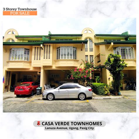 casa verde pasig|PRICE IMPROVED!!! Casa Verde Townhouse for .